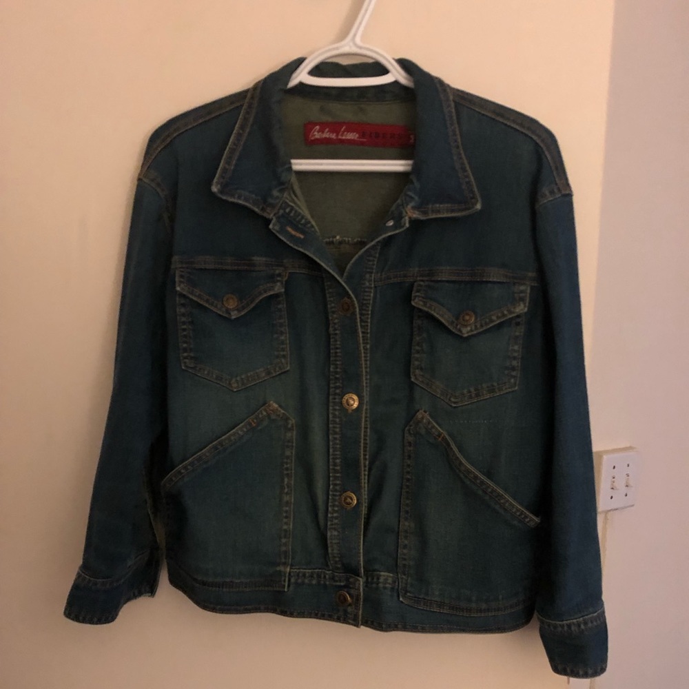 Jeans jacket by barbara lesser